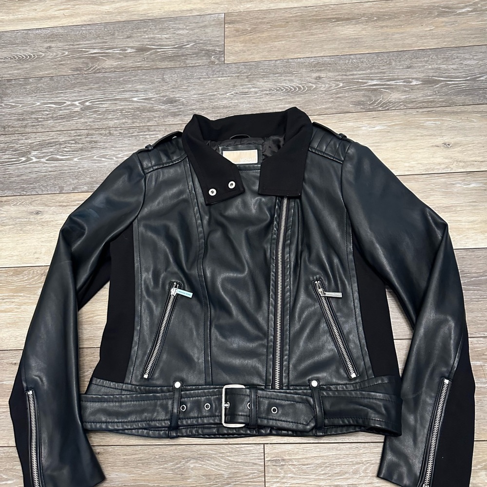 Michael Kors Black Moto Jacket